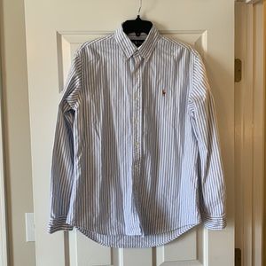 Mens Striped Ralph Lauren Button Down